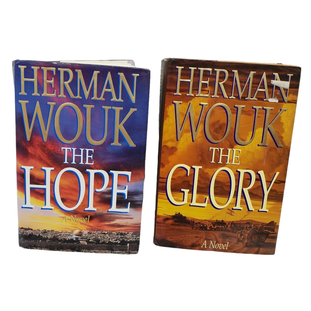 Herman Wouk The Hope The Glory Hardcover Book Bundle Lot First Editions